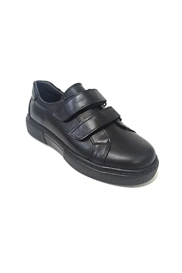 Детские туфли для мальчиков классические с ортопедической стелькой Winter Shoes, Black — фото 3