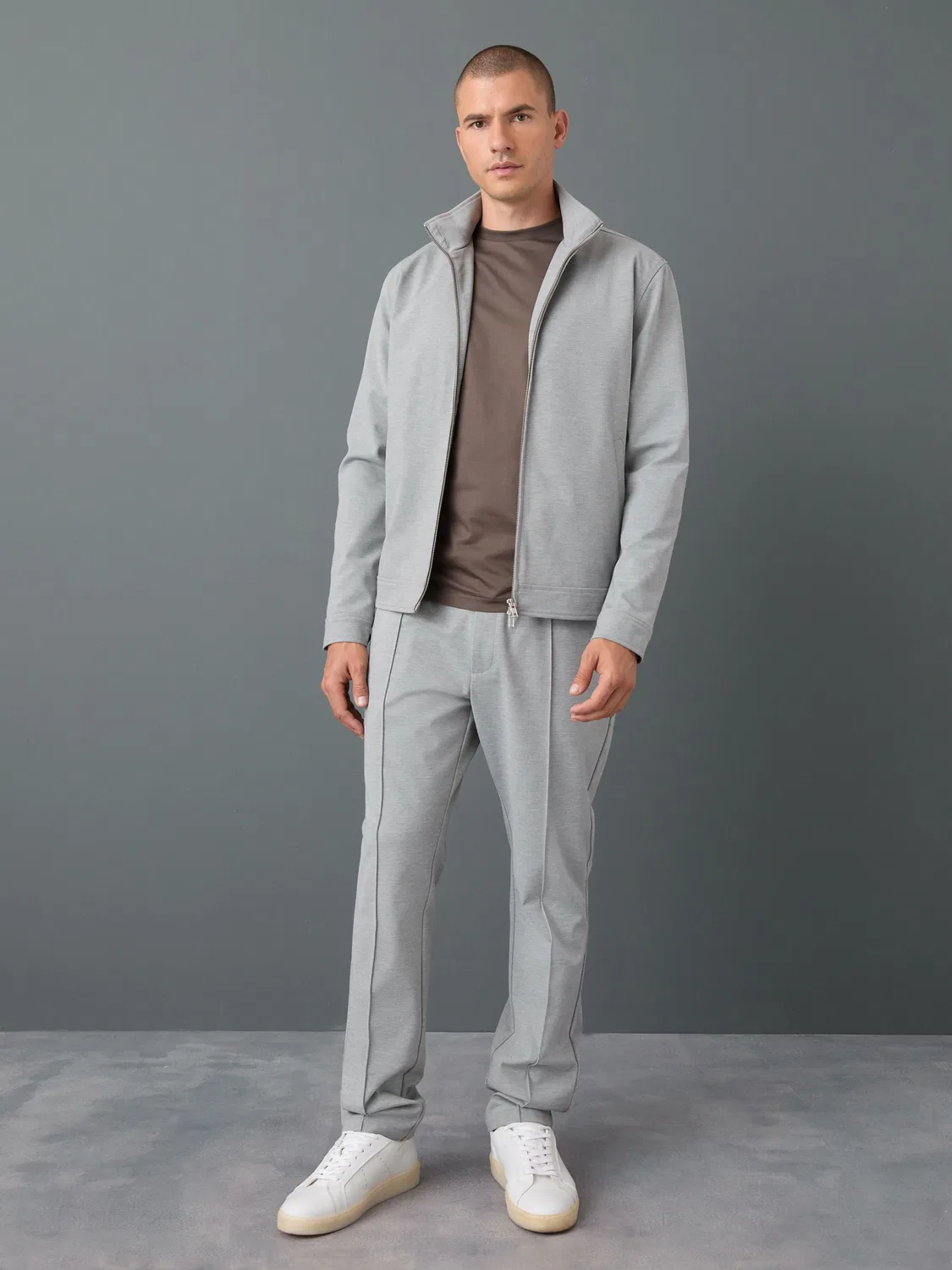 Брюки slim fit Light Grey Next — фото 2