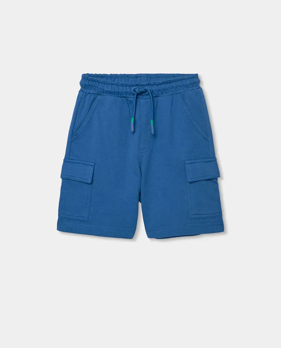Детские шорты для мальчиков из флиса Boboli, Cobalto Blue