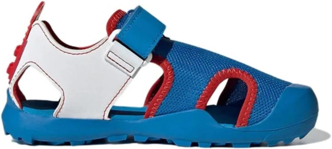 Детские кроссовки для девочек Terrex Captain Toey, Blue/White/Red — фото 4