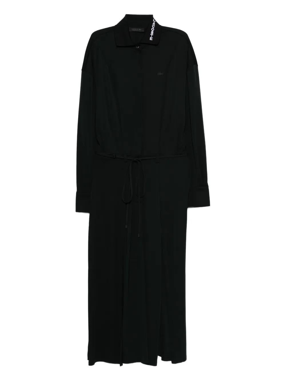 

Платье миди с воротником Lacoste, черный