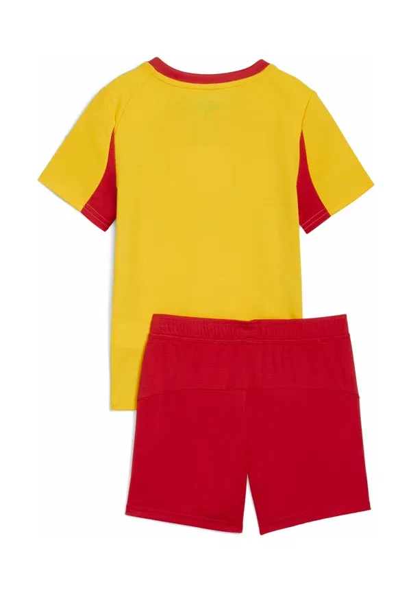 Футбольный комплект из футболки и шорт Heimtrikot-minikit Puma, Pele Yellow/Red, красный/желтый — фото 2