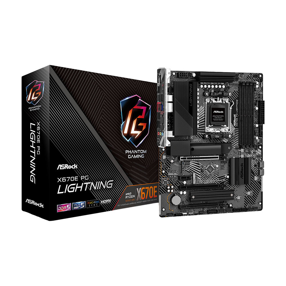

Материнская плата ASRock X670E PG Lightning, AM5, DDR5