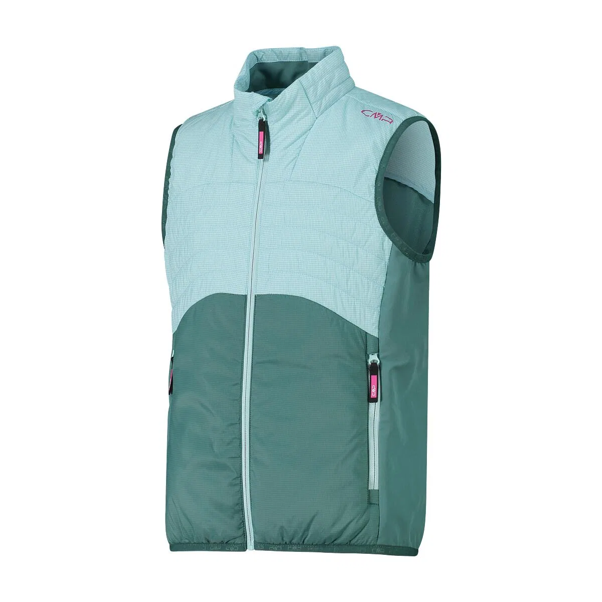 Детская гибридная жилетка без капюшона CMP Kid G Hybrid Vest, Grun — фото 3