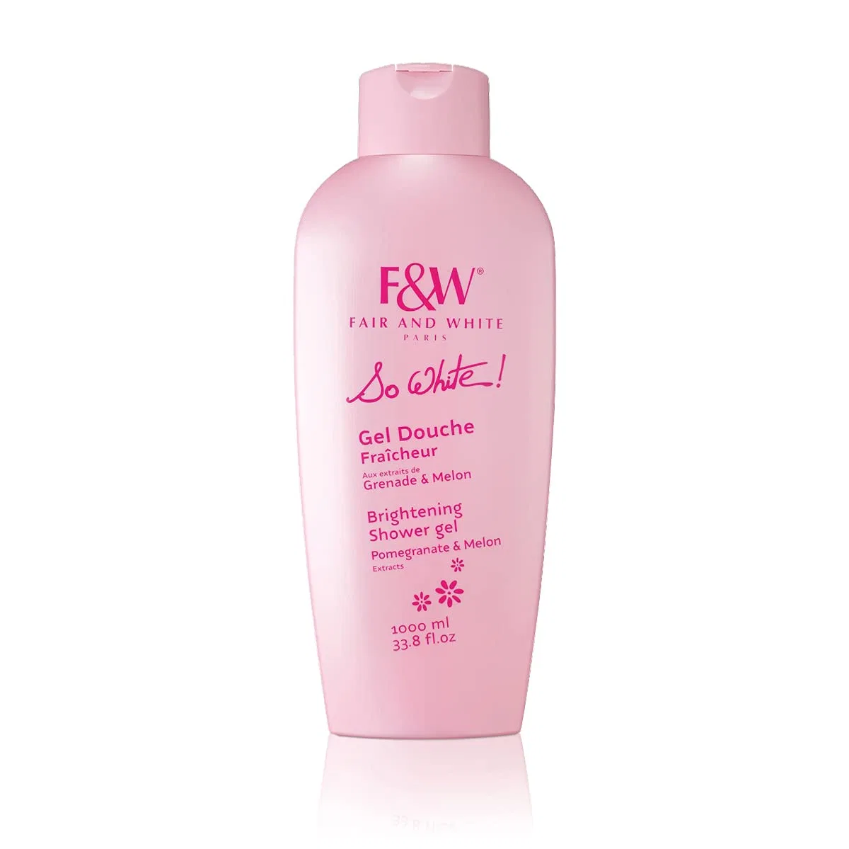 Гель для душа FAIR & WHITE So White Brightening, 1 л