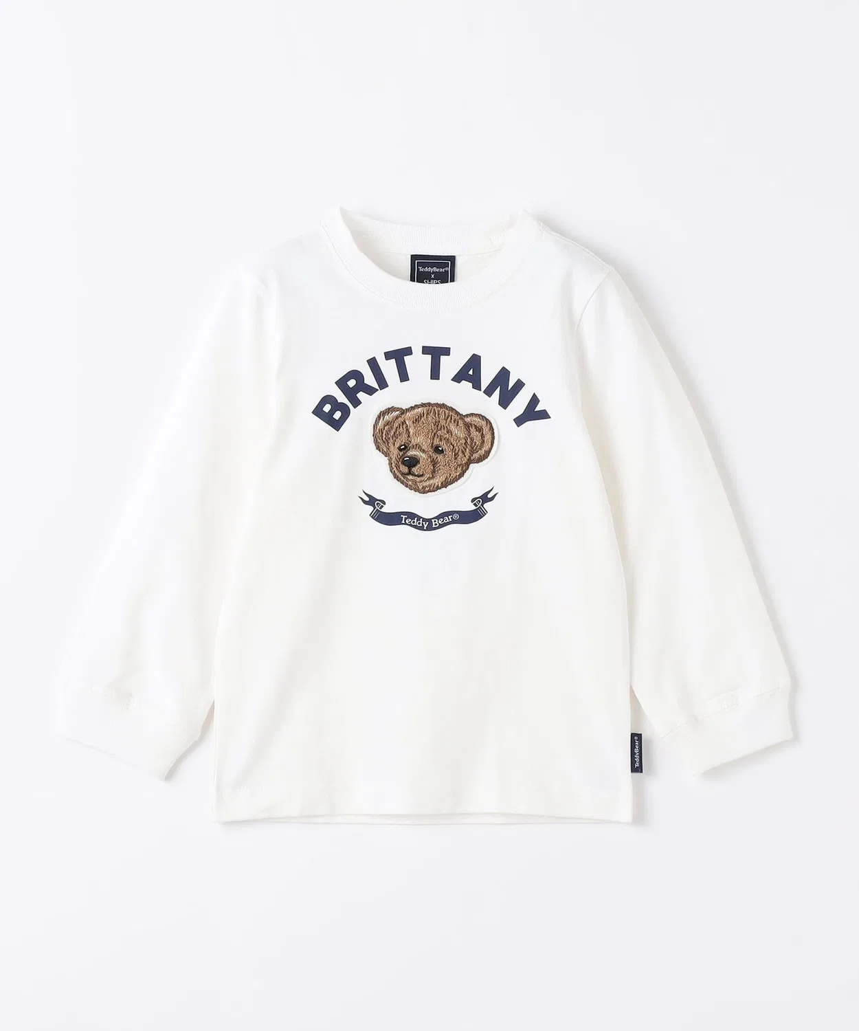 Детская футболка с длинным рукавомTeddyBear SHIPS Colors, Light White