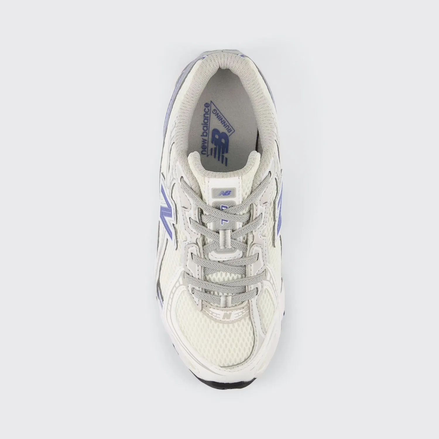 Детские кеды с шнуровкой-резинкой 740 New Balance, Blanco — фото 3
