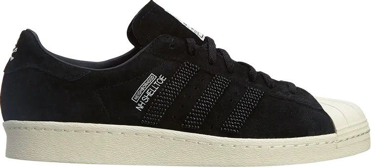 

Кроссовки Adidas Neighborhood x Superstar Shelltoe 'Black', черный