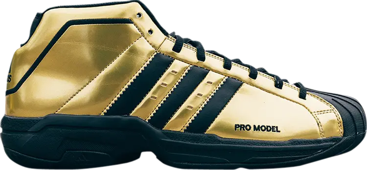 

Кроссовки Adidas Pro Model 2G 'Gold Metallic', золотой, Желтый, Кроссовки Adidas Pro Model 2G 'Gold Metallic', золотой