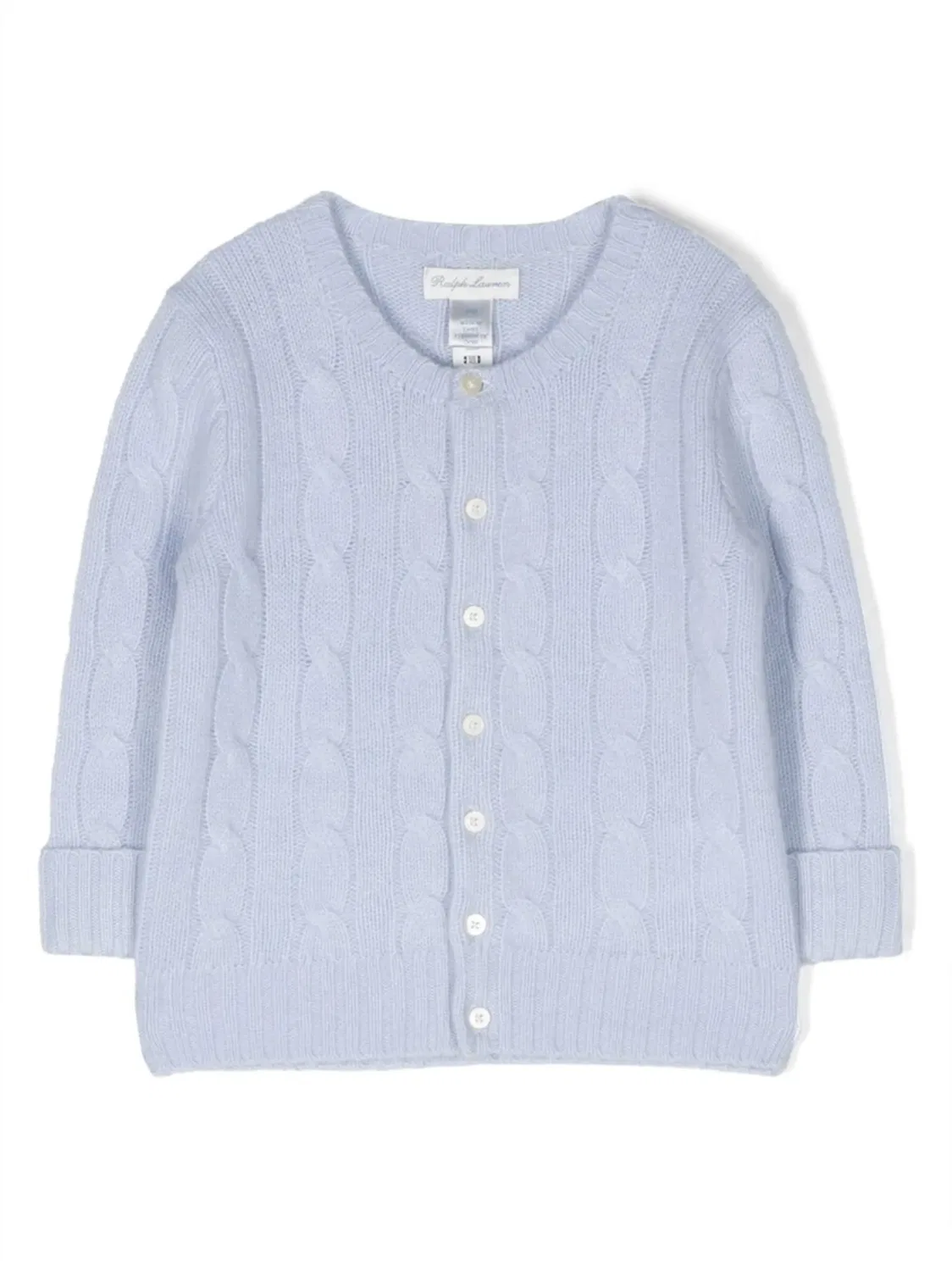 Кардиган из кашемира с косым рисунком Polo Ralph Lauren, синий
