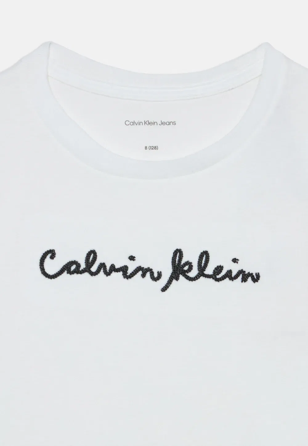 Сезонная футболка маленького размера - футболка с принтом Calvin Klein Jeans, Bright White — фото 4