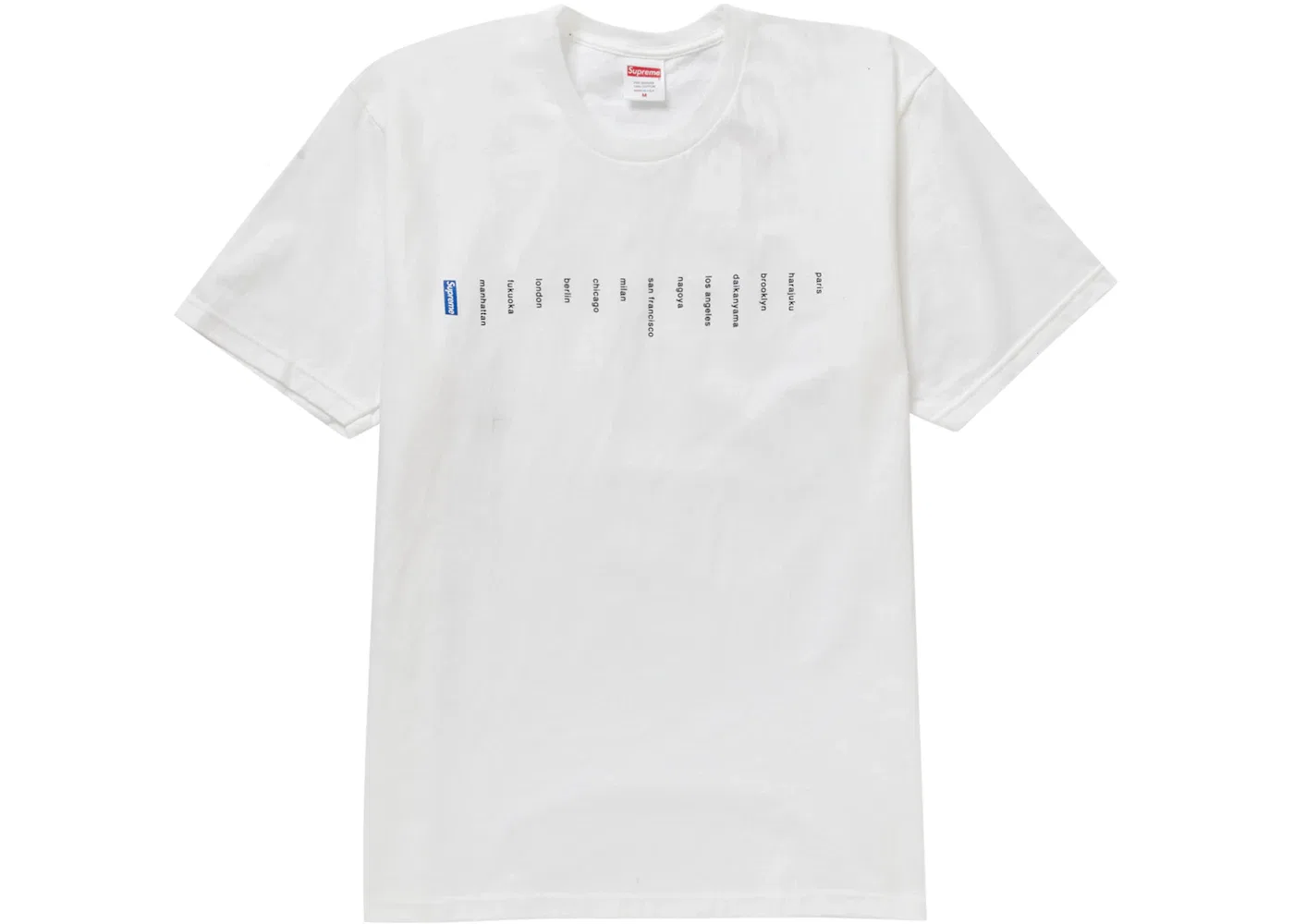 Мужская футболка с принтом Supreme, White