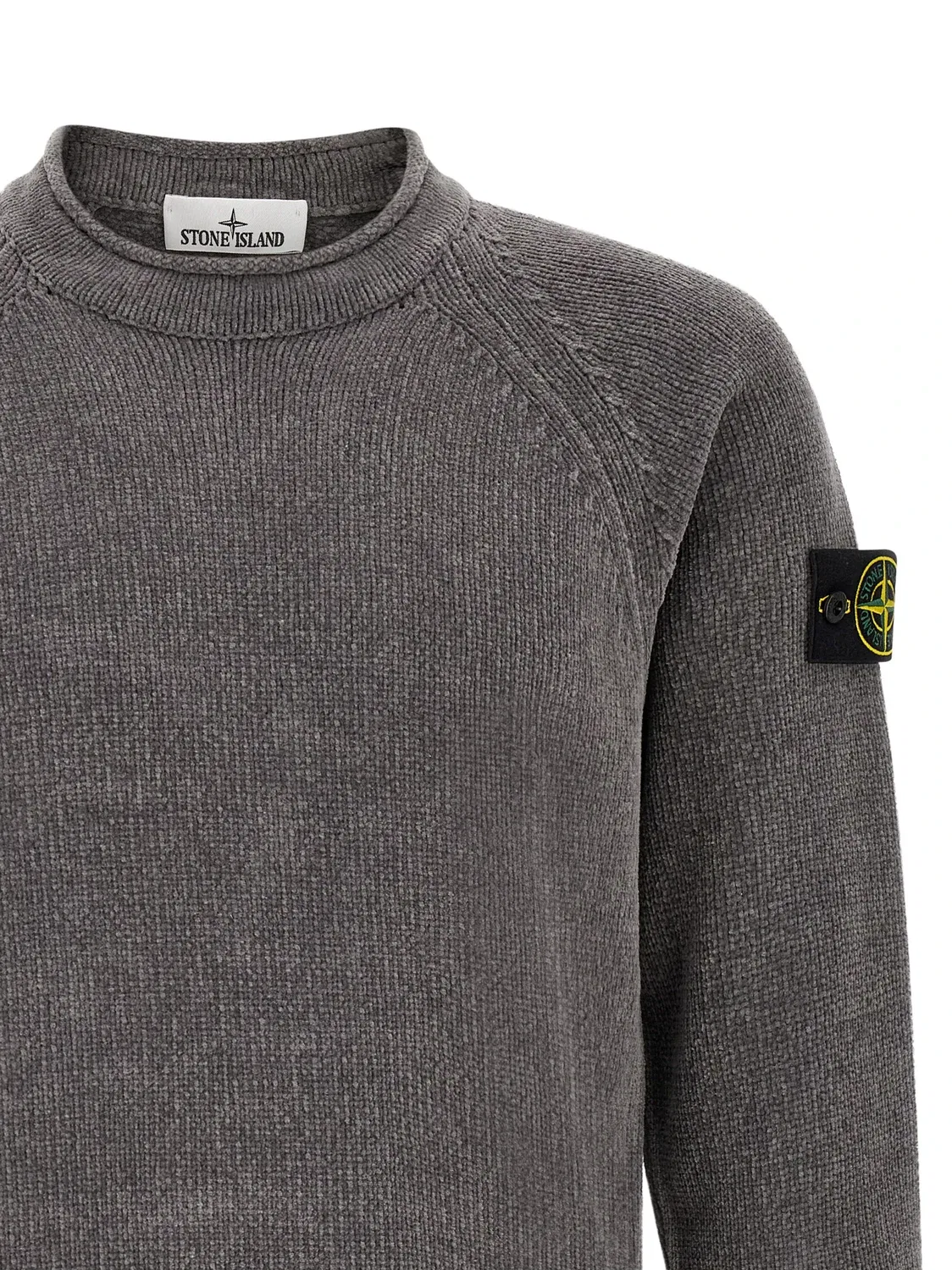 Свитер "5100013" Stone Island, серый — фото 3
