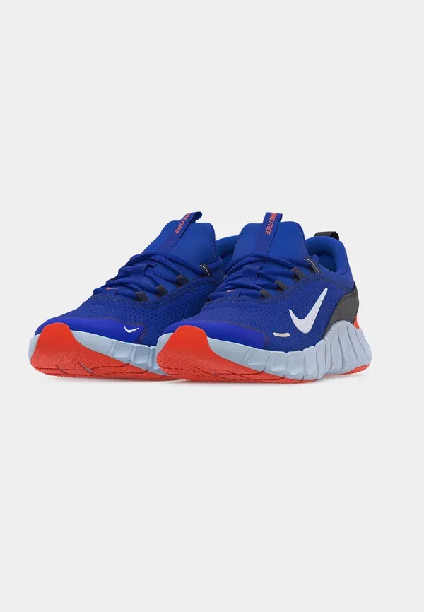 Кроссовки дышащие Free Ride Nike Performance game royal/white/midnight navy/black/blue crystal/turf orange, белый/черный/темно-синий/оранжевый — фото 3