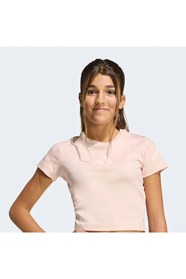 Детская футболка для девочек с коротким рукавом Adidas, Multicolor