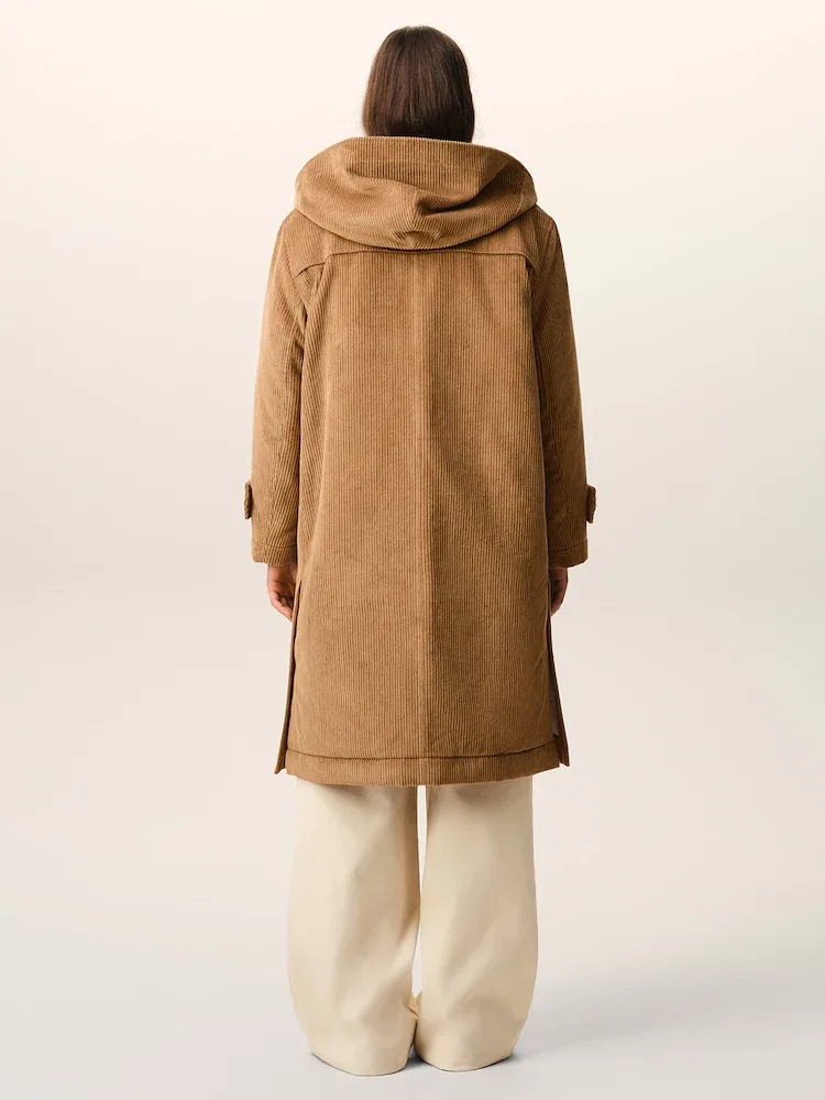 Пальто Duffle Coat, Camel AMI PARIS — фото 4