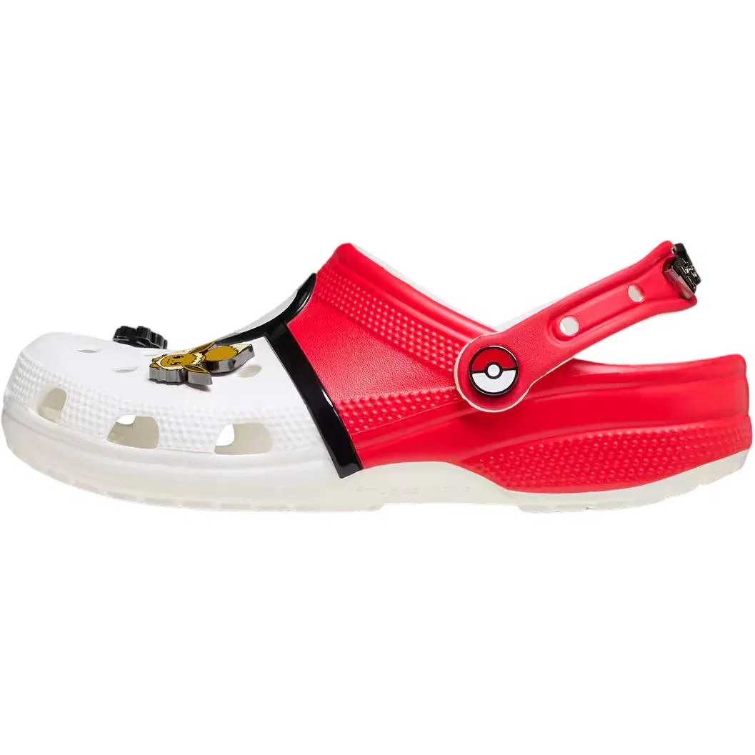 Детские клоги с закрытым носком Crocs, Red White