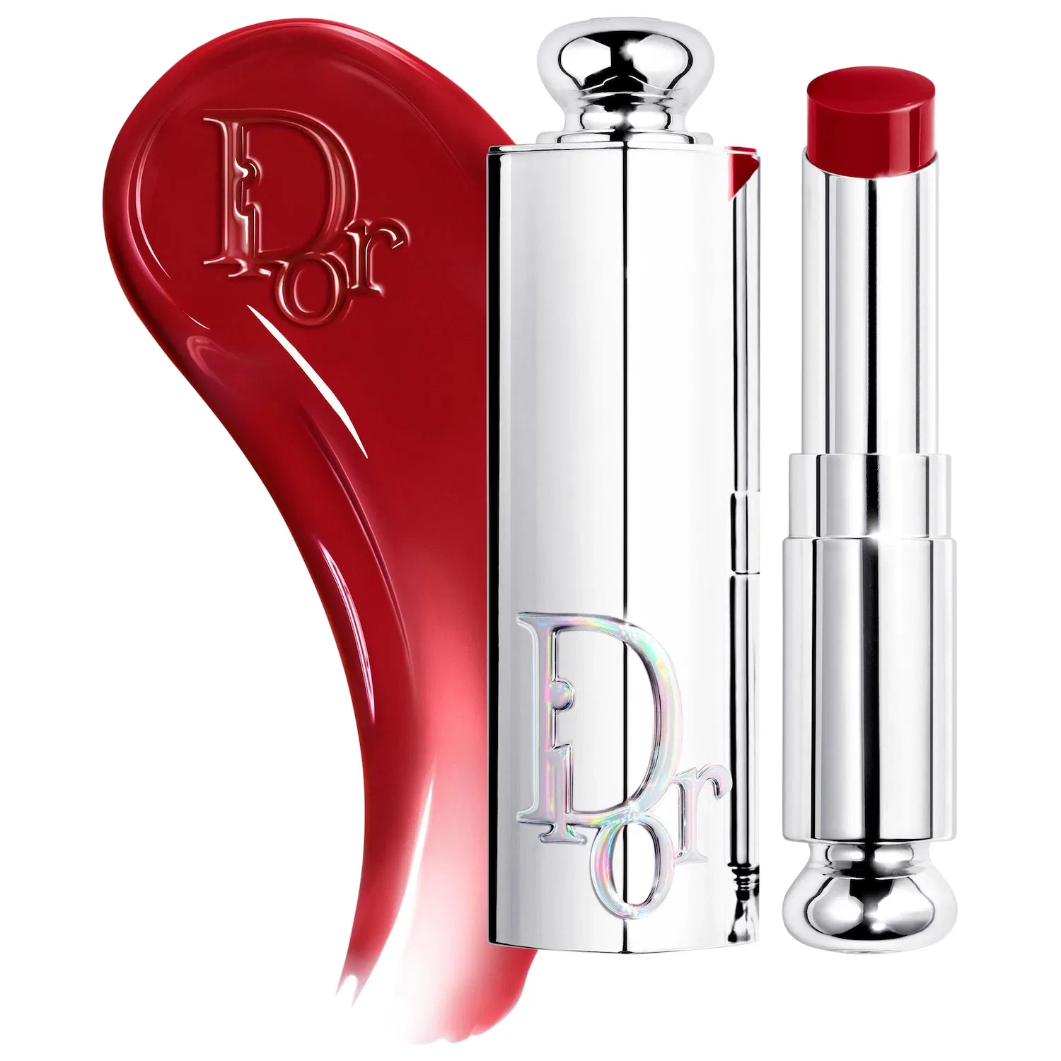 Блеск для губ DIOR Addict Glass Lipstick с эффектом ультра-блеска, 2,7 г, увлажняющий, High Shine finish, DIOR, Color 807: Very Dior
