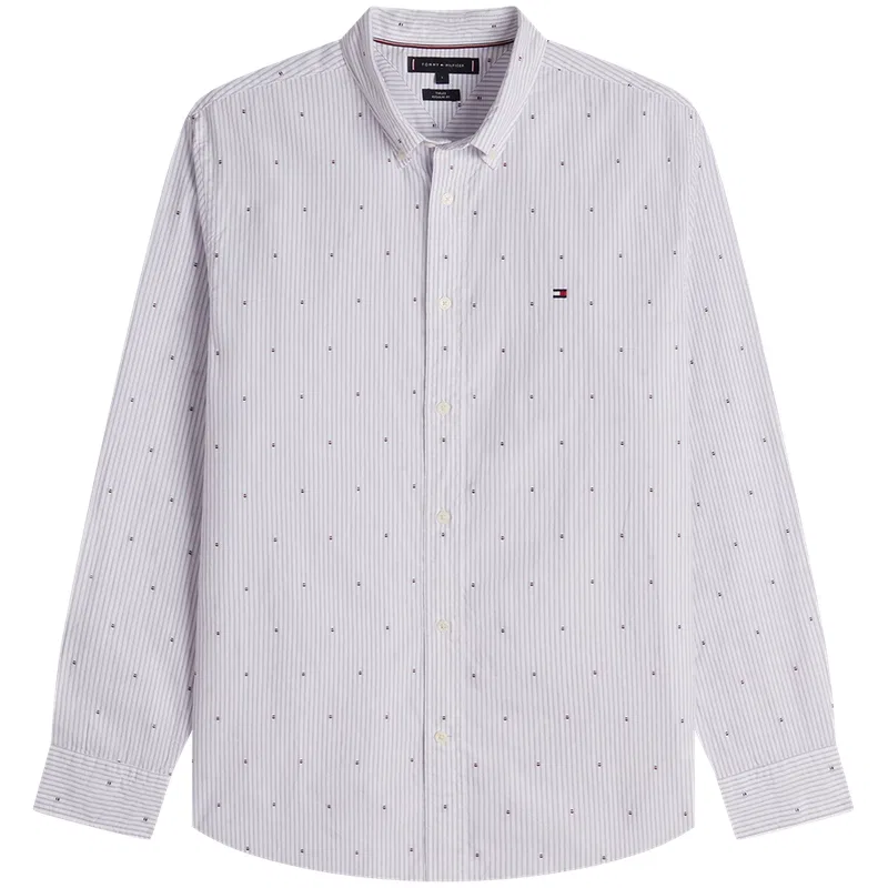 Мужская рубашка свободного кроя White Tommy Hilfiger