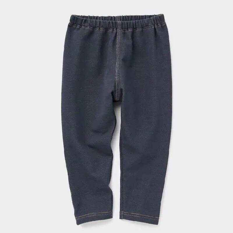 

Легинсы Uniqlo Toddler Denim-Like Relaxed, черный