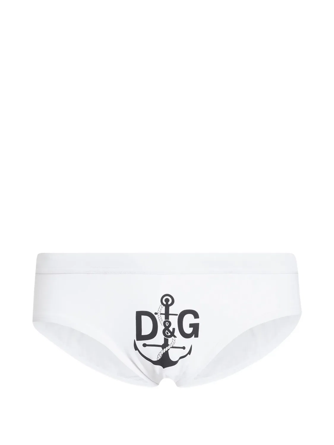 Плавки-брифы из джерси Dolce & Gabbana, белый