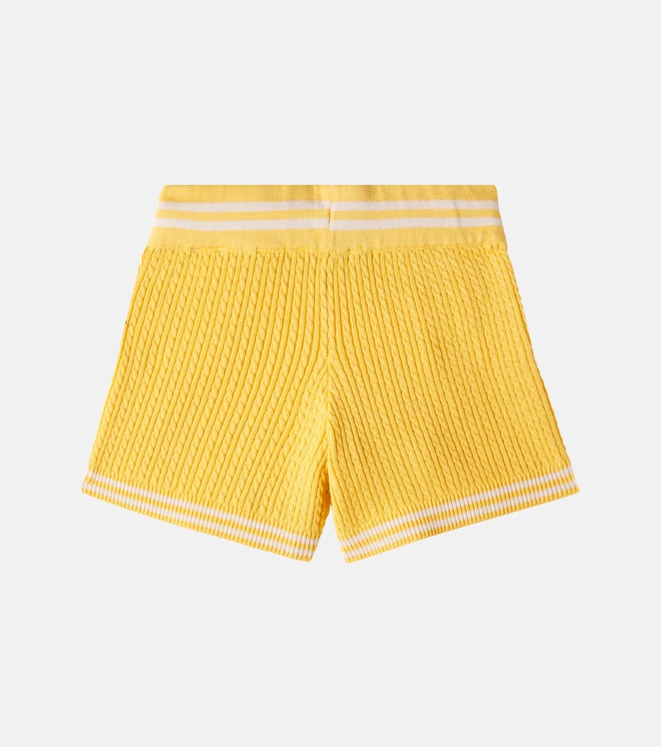 Шорты хлопковые Mini Rodini, Yellow — фото 3
