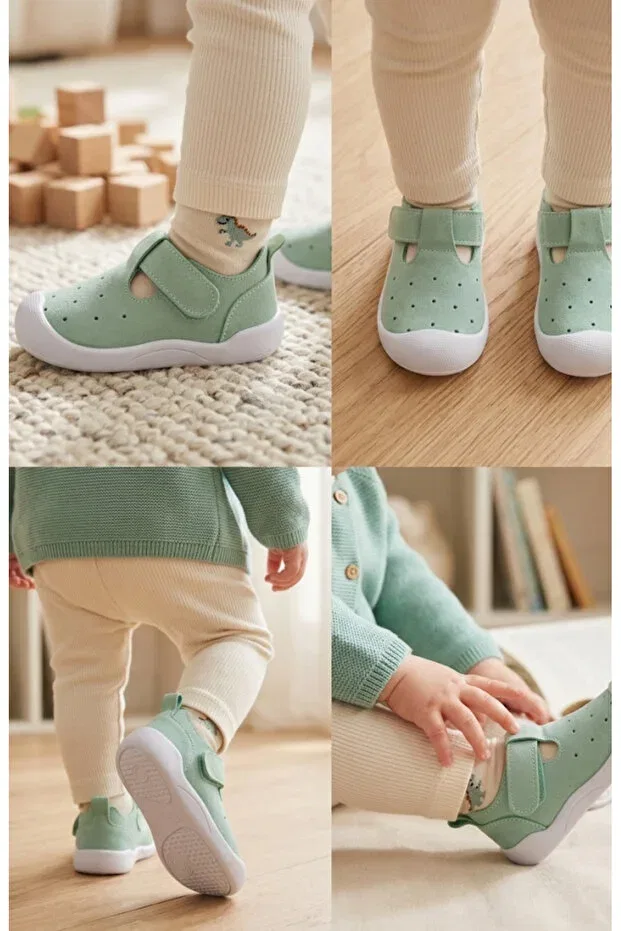 Детские туфли для девочек ортопедические Hızlı Al, Mint Green — фото 3