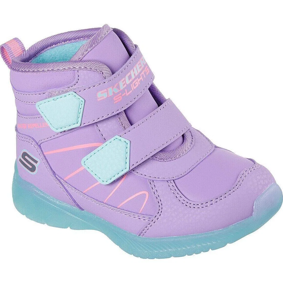 Детские ботинки с подсветкой Skechers Illumi-brights - Polar Steppe, Violett