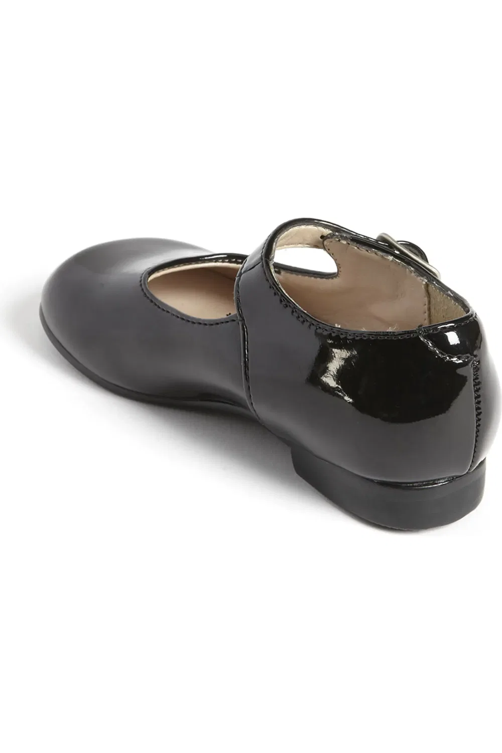 Детские туфли Мэри Джейн с круглым носком Bonnett Nina, Black Patent — фото 2