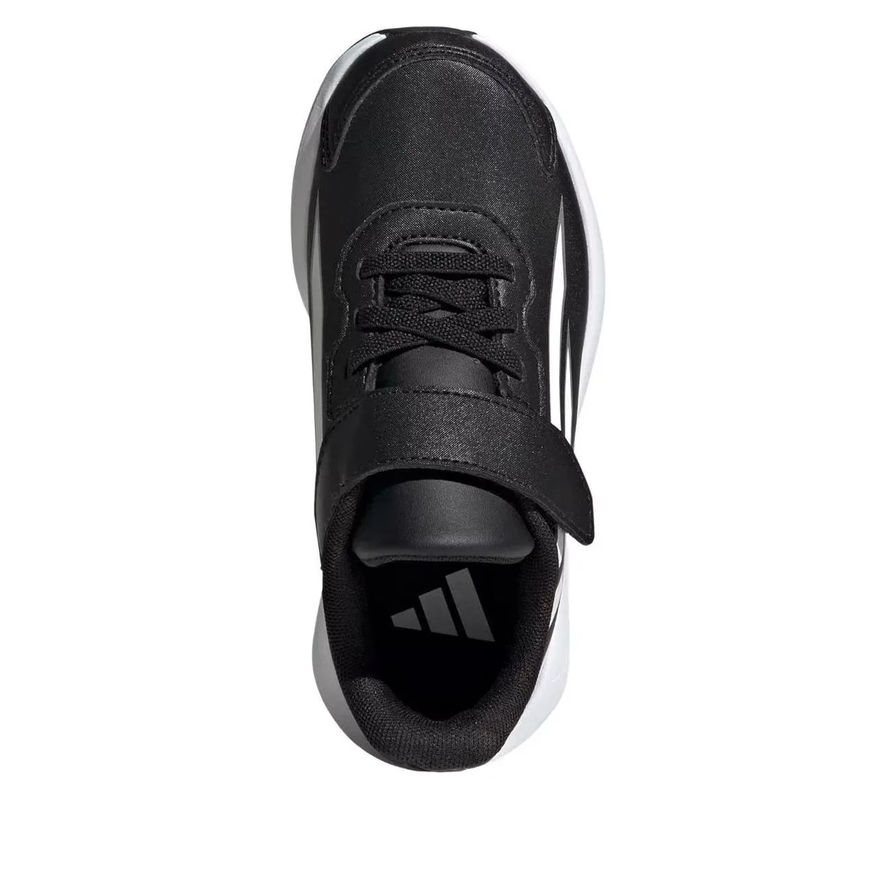 Детские кроссовки с закрытой шнуровкой Faito Black White Turbo Adidas, черный — фото 3