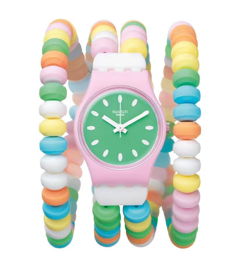 

Часы унисекс Swatch Caramellissima S, розовый