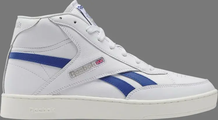 

Кроссовки club c 85 form high 'white vector blue' Reebok, белый