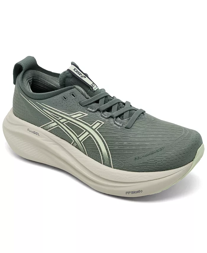 Женские беговые кроссовки GEL-NIMBUS 27 от Finish Line Asics, зеленый