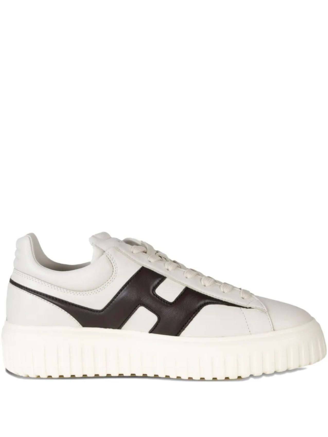 

Кожаные кроссовки Hogan H-Stripe, нейтральный