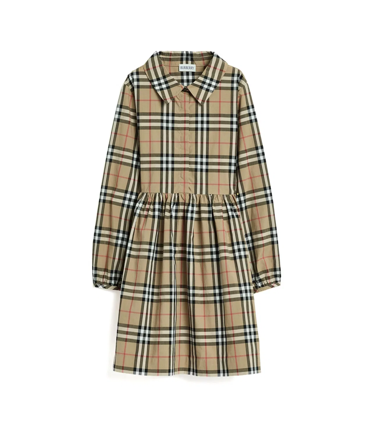 Платье Winifred в клетку (для малышей/детей постарше) Burberry Kids, Sand IP Check