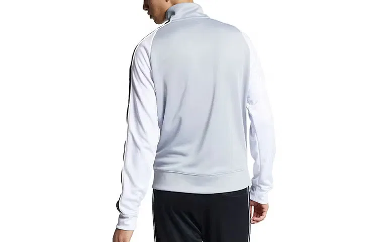 Куртка с воротником-стойкой с логотипом Nike, белая