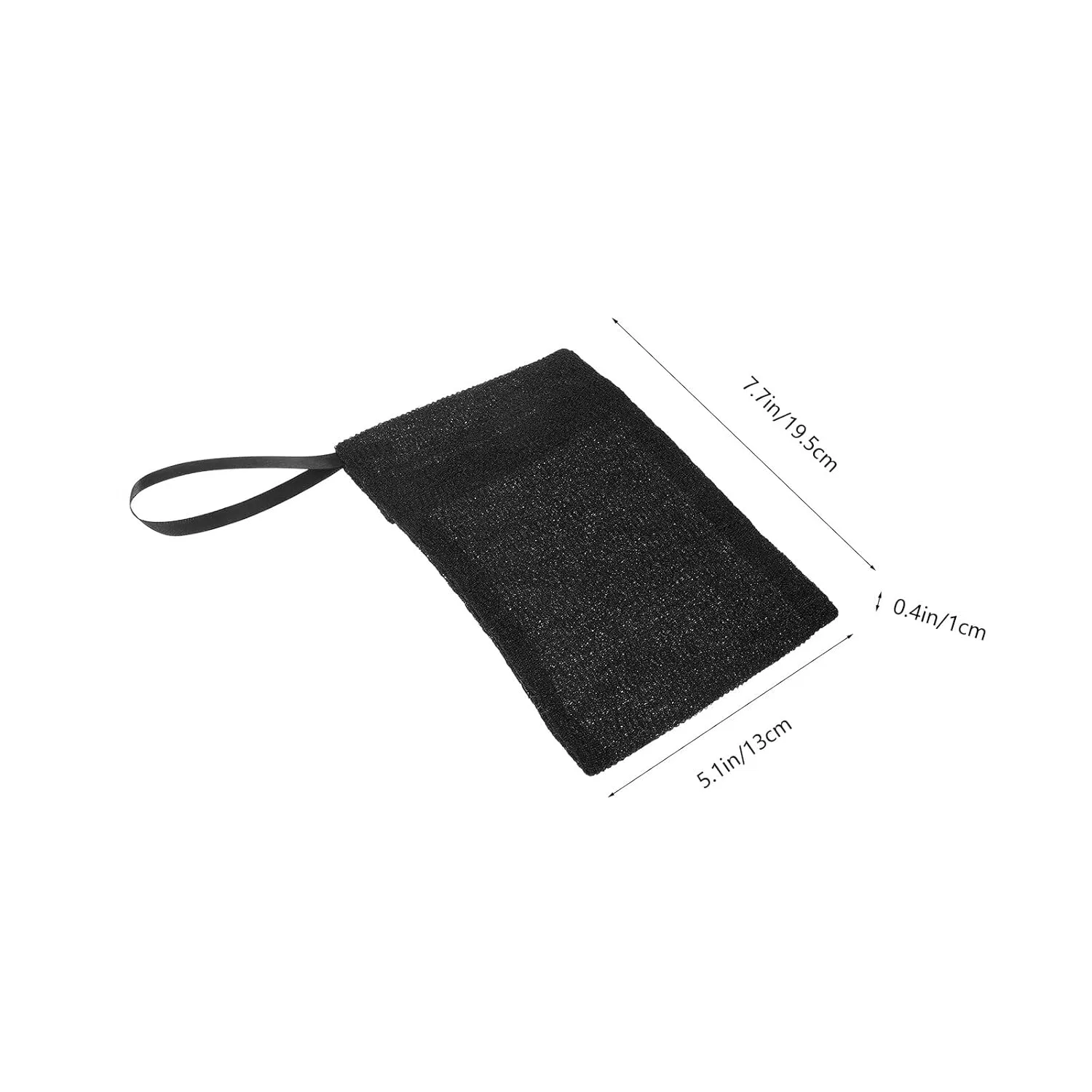 Мочалка для пилинга 4 шт, Mipcase, Nylon, 19.5x13x1 см, мультиколор — фото 2
