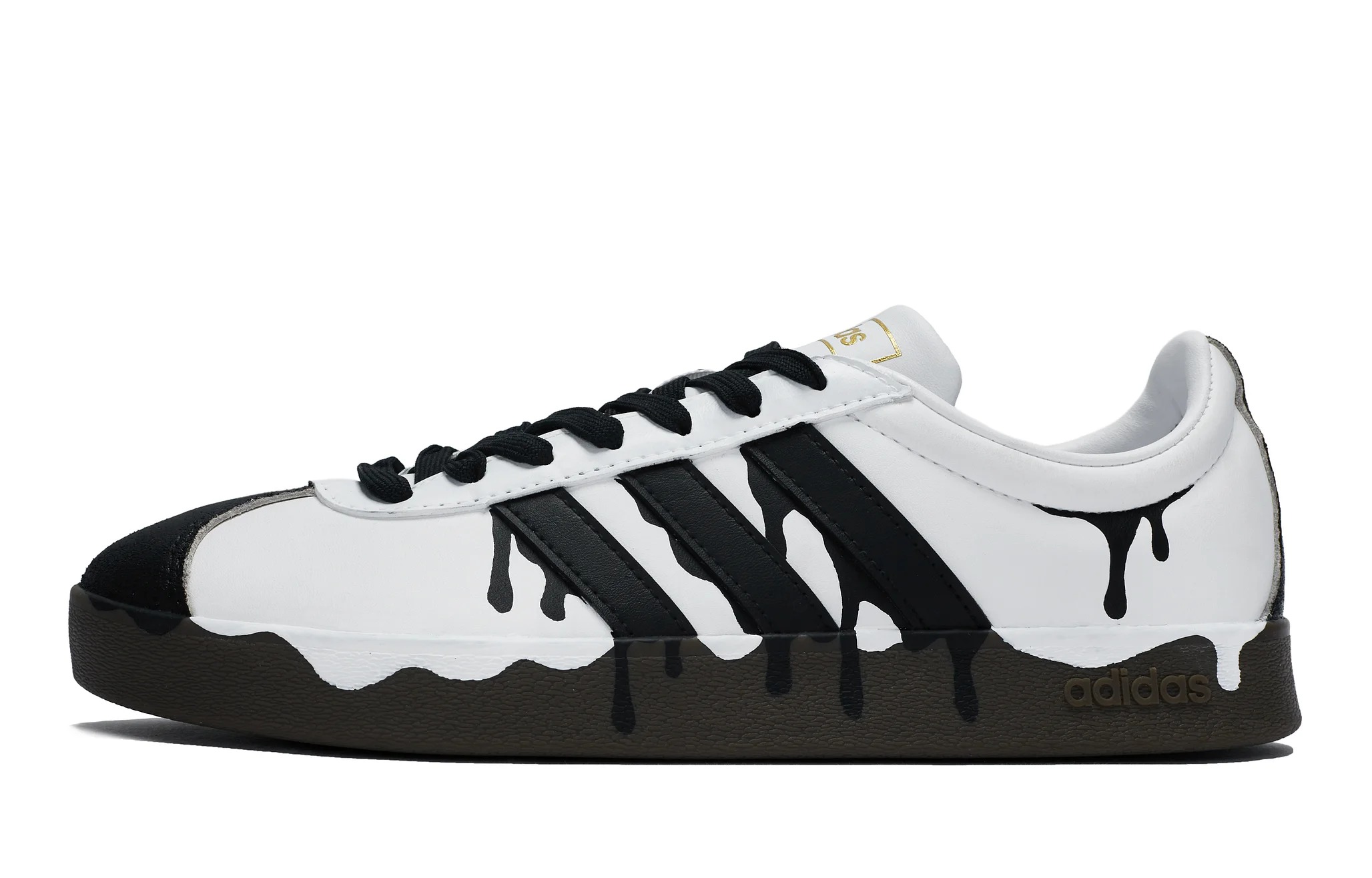 

Кастомизированные кроссовки Adidas Neo Skateboarding Unisex, черный/белый