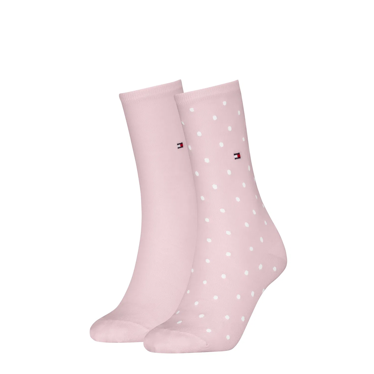 Женские классические носки с логотипом Tommy Hilfiger, Light Pink