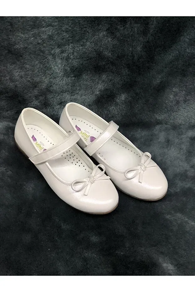 Детские балетки для девочек ортопедические Mini Angel, Sedef White