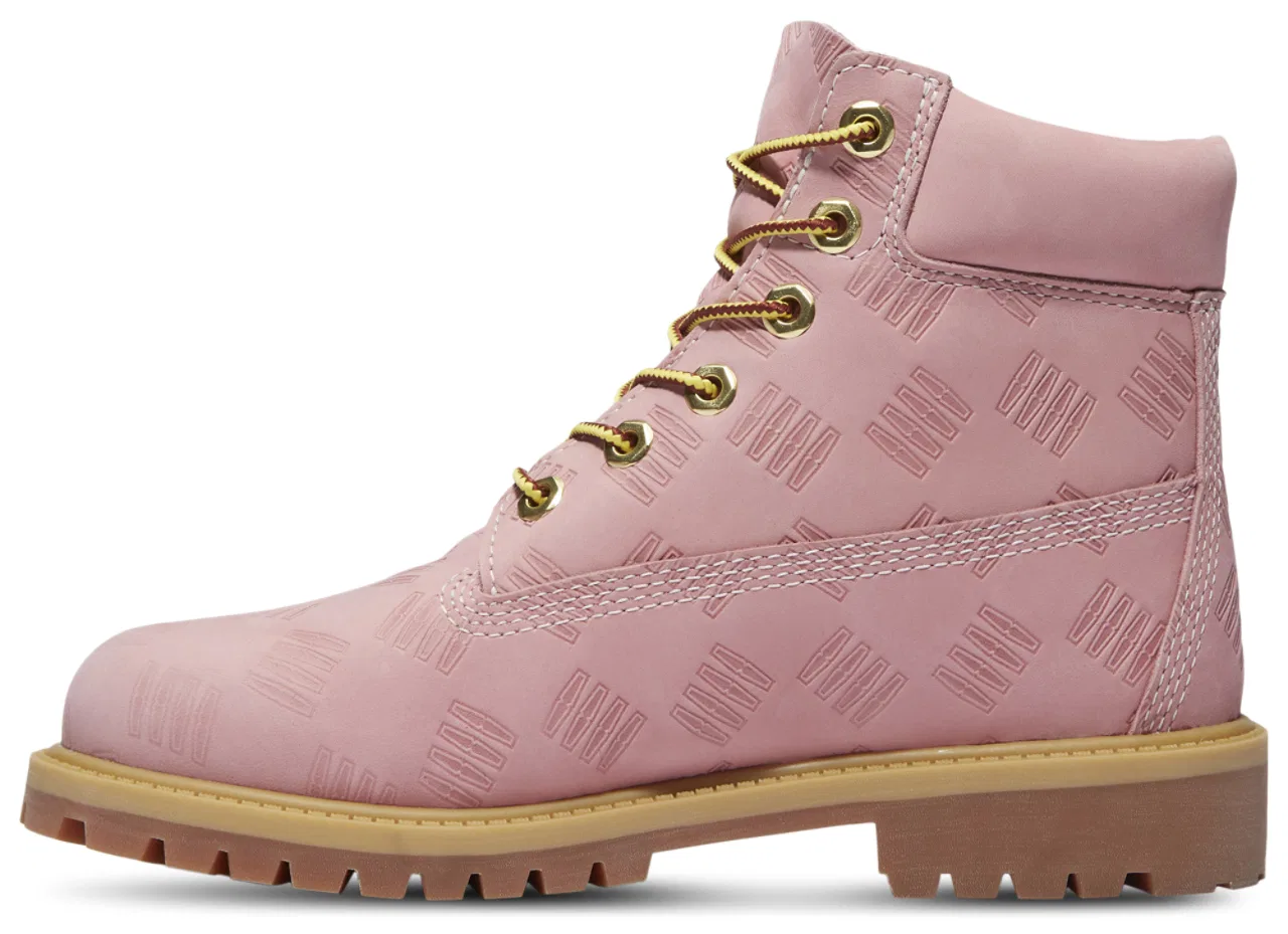 Ботинки для девочек Premium 6" Waterproof Timberland, розовый — фото 2