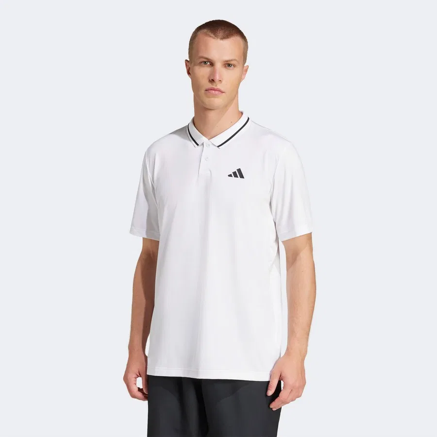 Мужское поло из пике с CLIMACOOL FreeLift Club Tennis Climacool Pique adidas, Белый