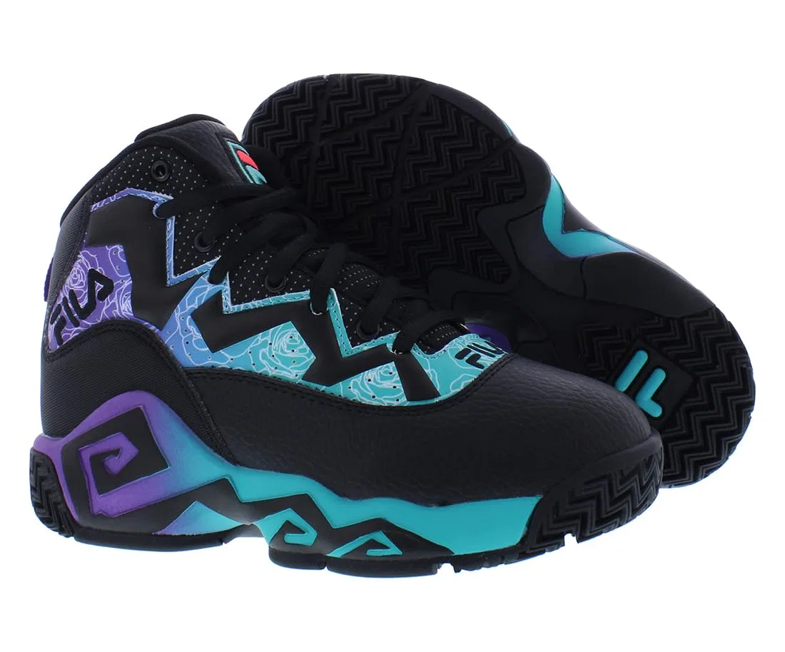 Детские кроссовки для мальчиков Fila Mb Fila, Black Teal — фото 2