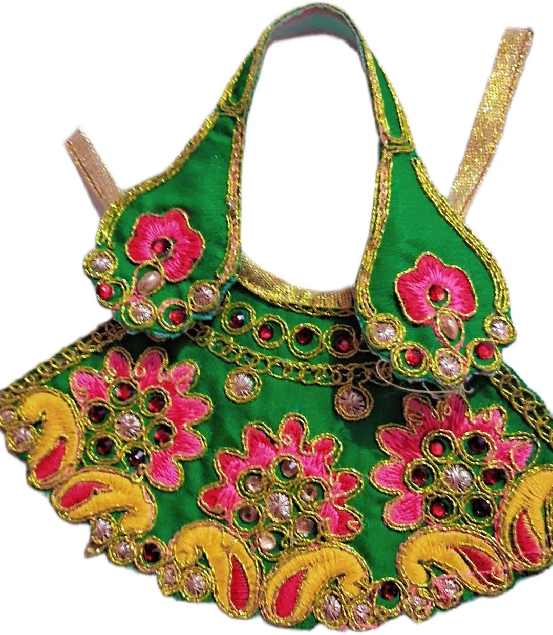 Декоративная одежда для богини с вышивкой, Green
