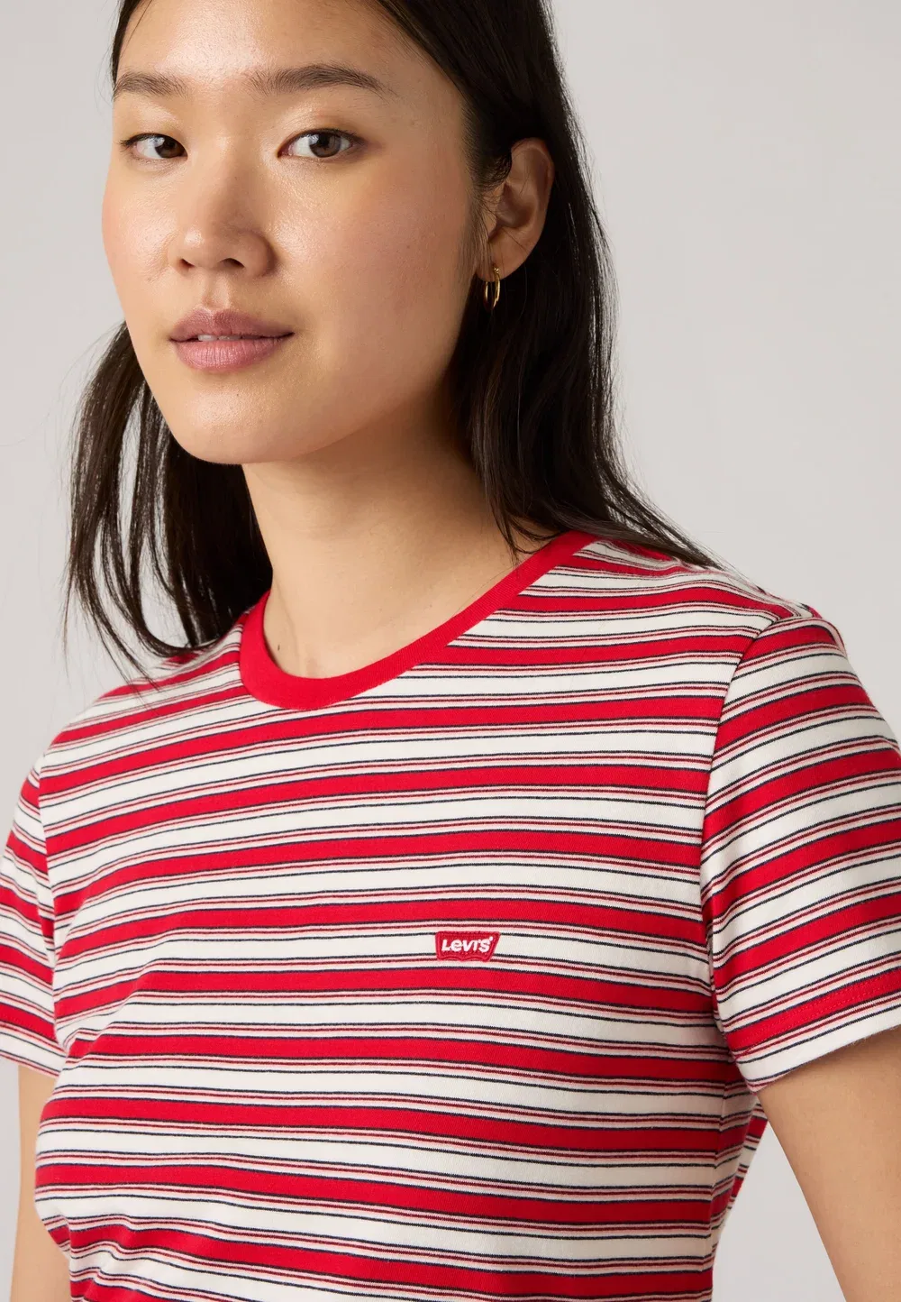 Идеальная футболка - футболка с принтом Levi'S, Red/Offwhite — фото 4