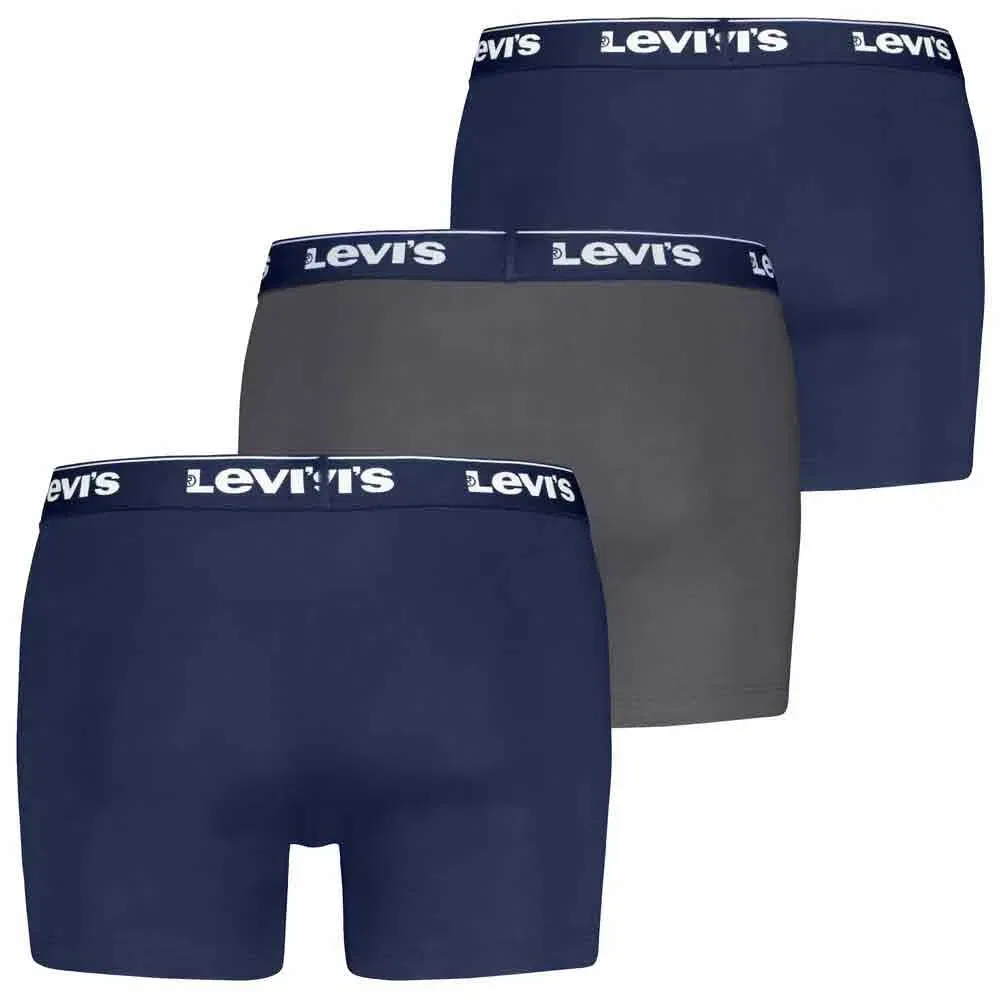 Мужские боксеры с принтом Repeat Logo Levi's, Grey — фото 4