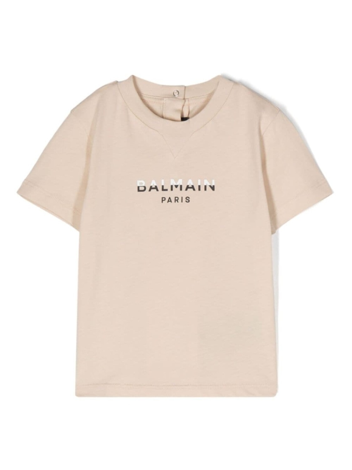 

Balmain Kids футболка с логотипом, нейтральный цвет