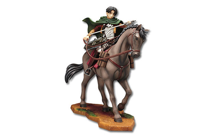 

Фигурки в масштабе BANPRESTO, ichiban kuji, attack on titan, wall-outside inspection female type battle b reward, captain, levi