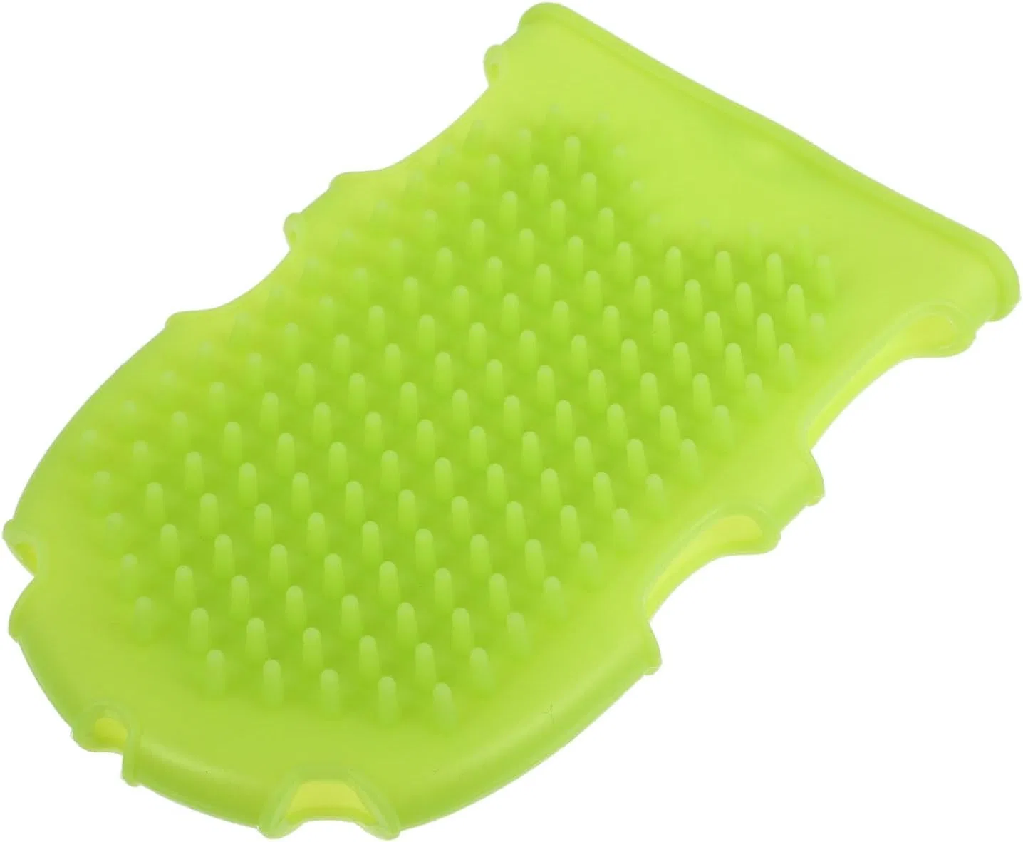 Щетка для душа силиконовая, Homoyoyo, 3 шт, 17x10.5 см, Green