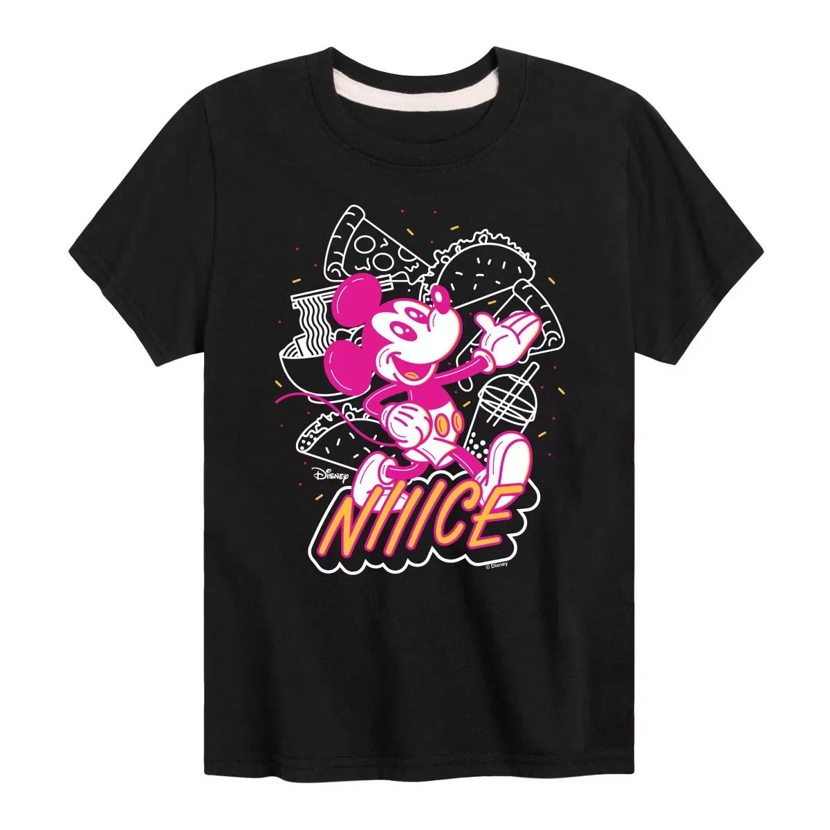 Детская футболка с принтом Nice Mickey Disney, Black